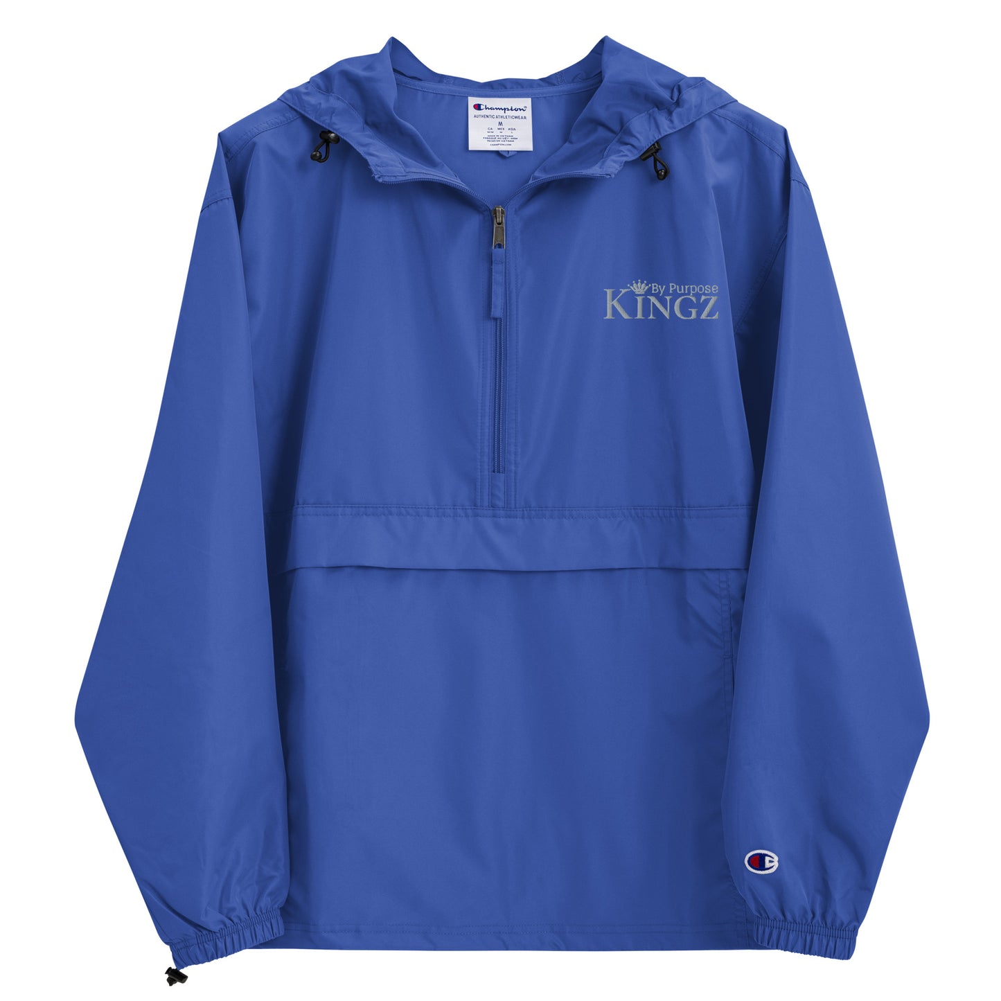 Kingz By Purpose ‘Grey’ Packable Jacket (By Champion)