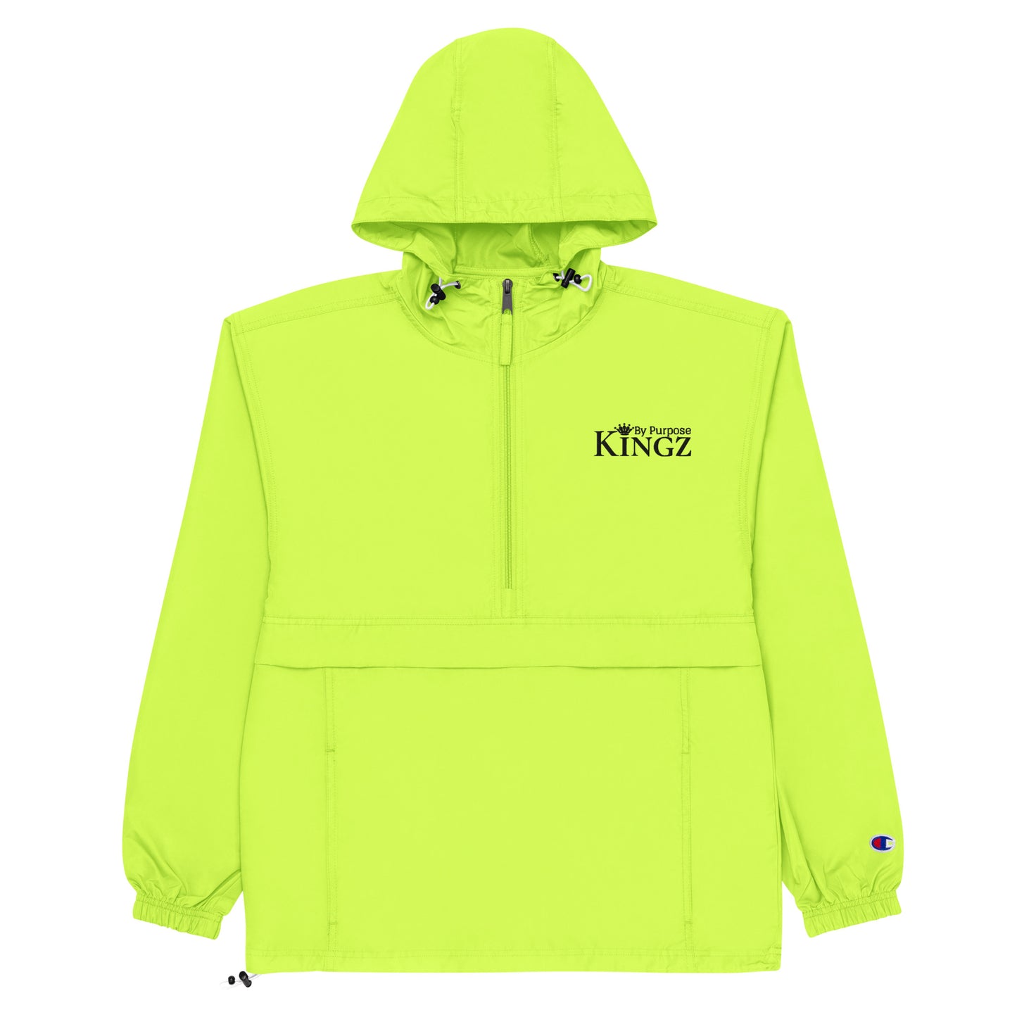 Kingz By Purpose ‘Black’ Packable Jacket (By Champion)