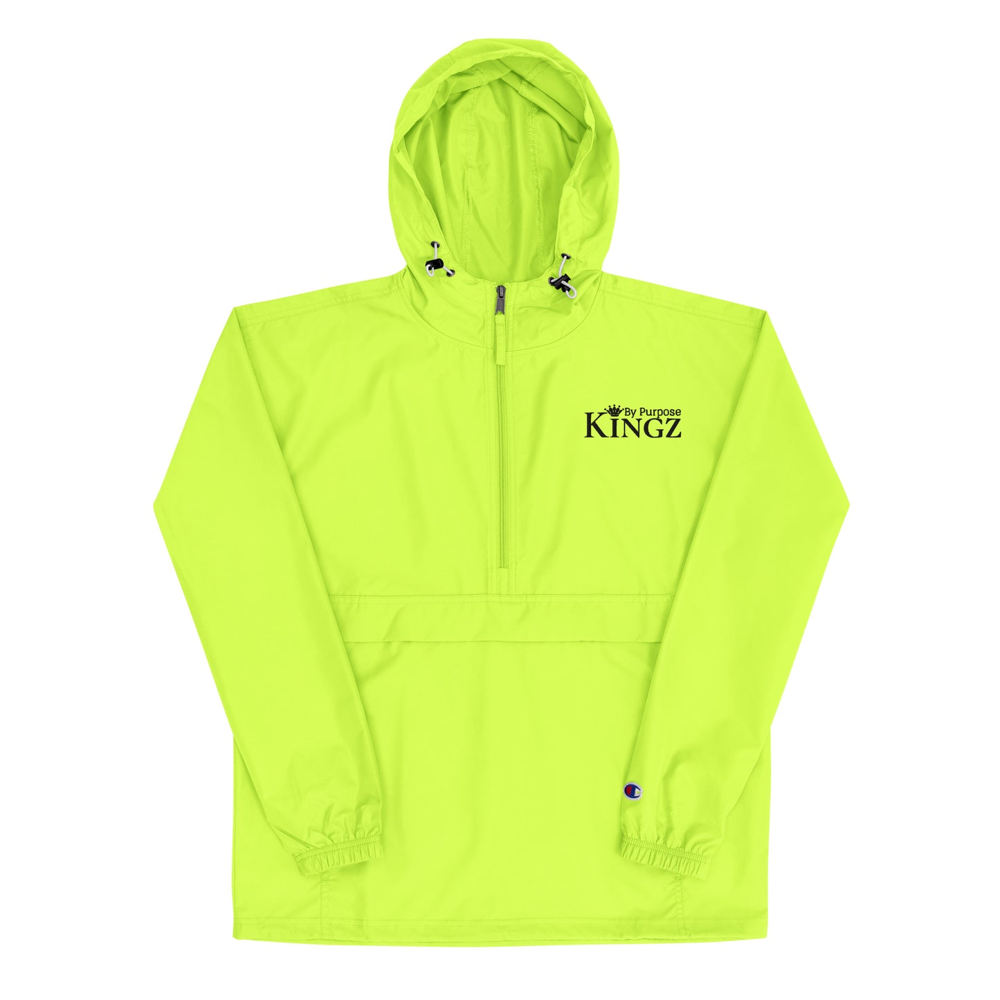Kingz By Purpose ‘Black’ Packable Jacket (By Champion)