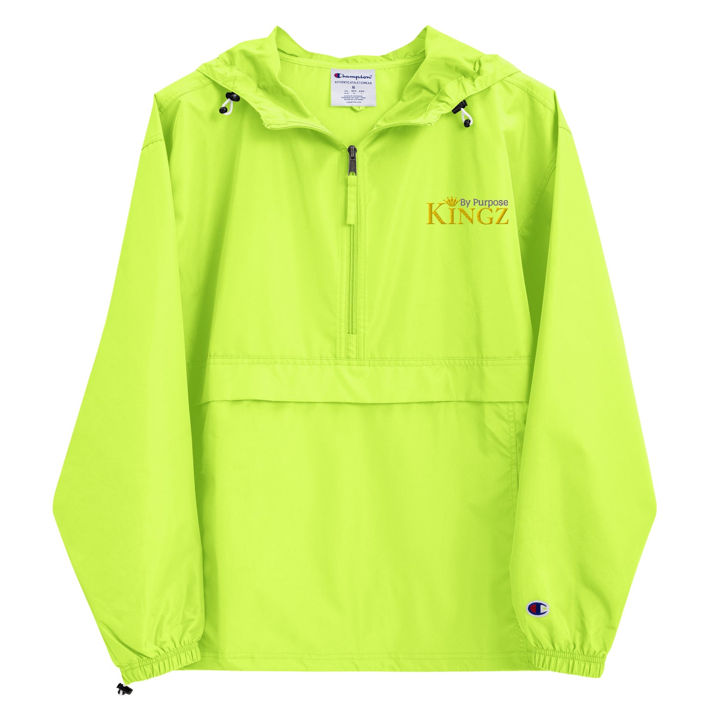 Kingz By Purpose ‘Royal Combo G/P/G’ Packable Jacket (By Champion)