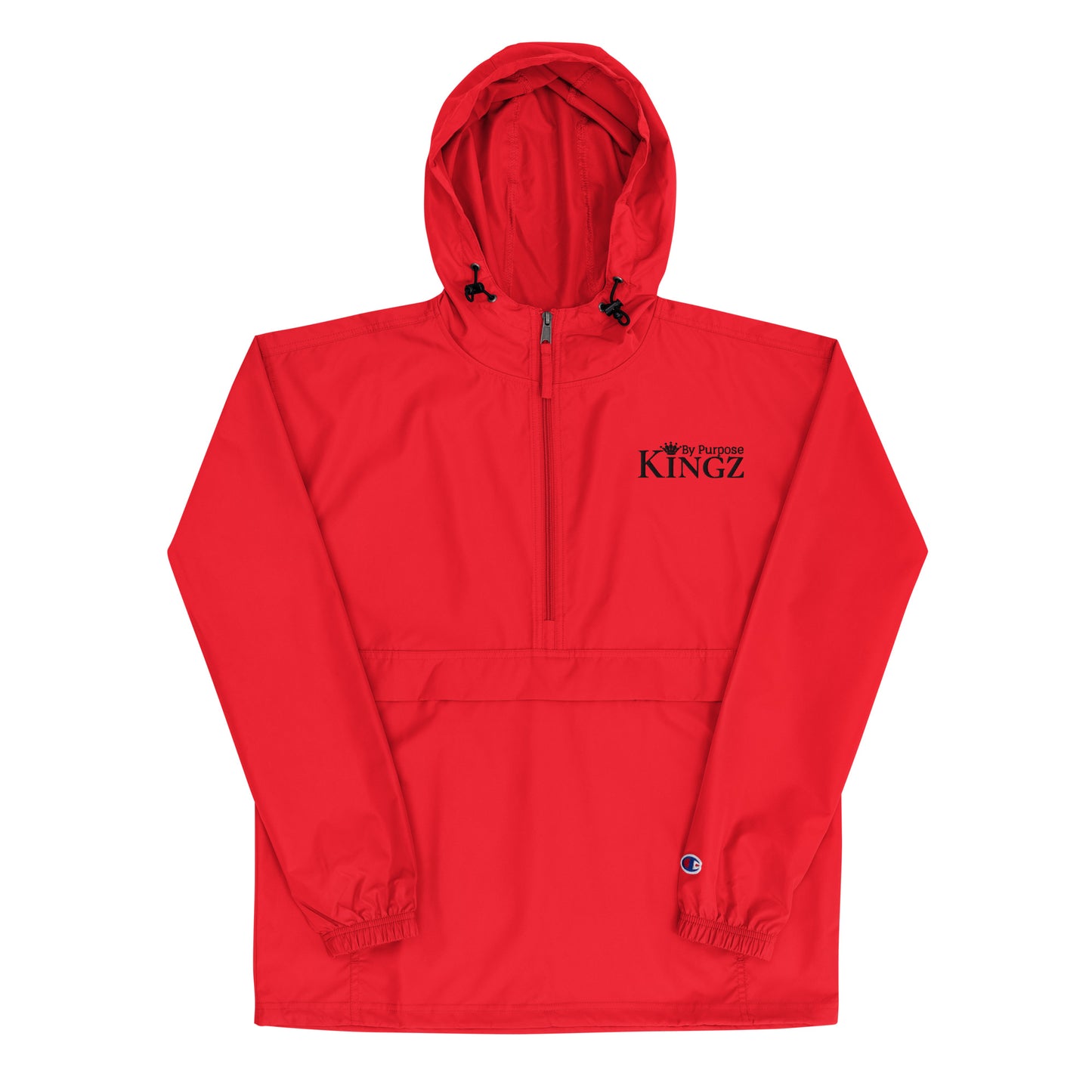 Kingz By Purpose ‘Black’ Packable Jacket (By Champion)