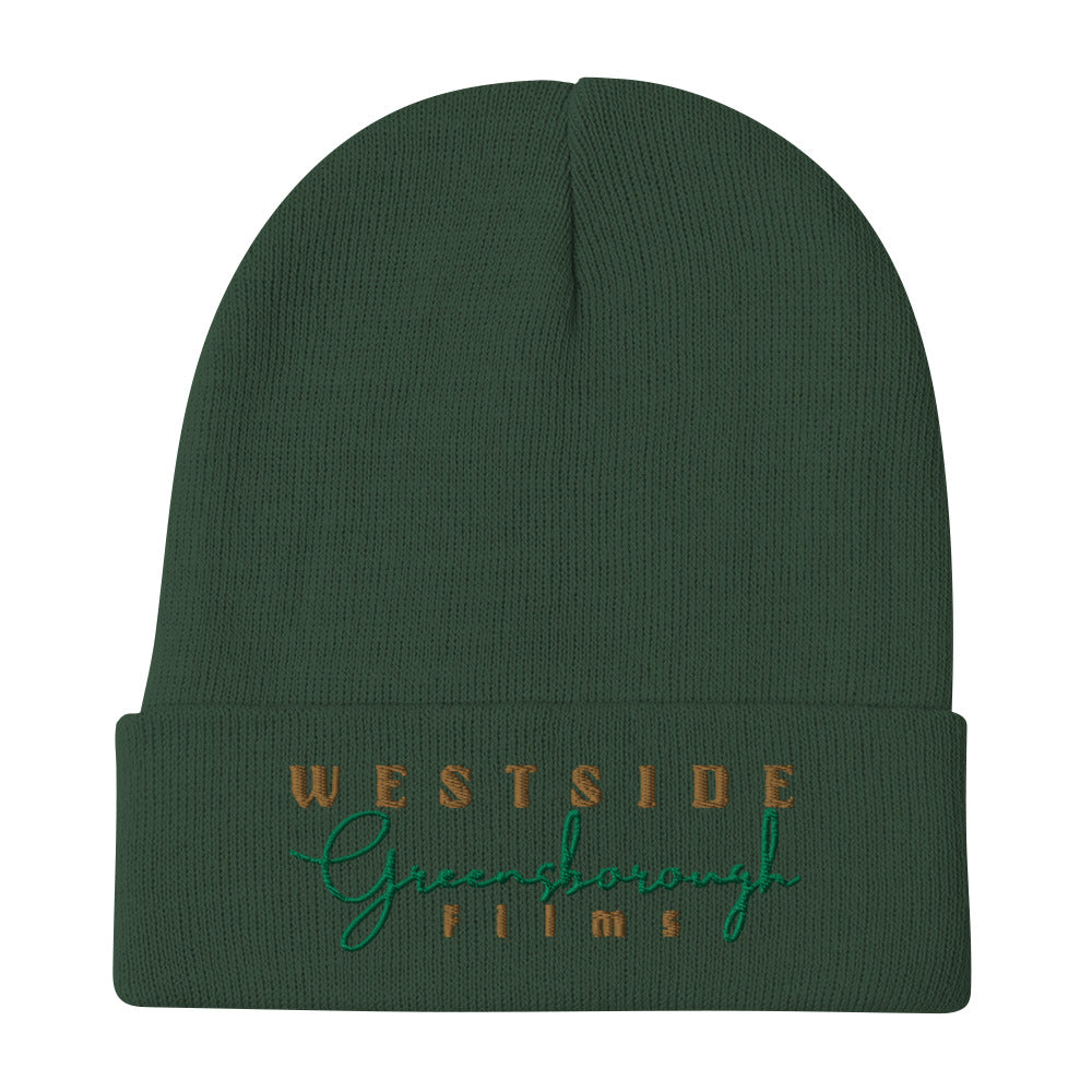Westside Greeensborough Films Old Gold/Kelly Green Toboggan