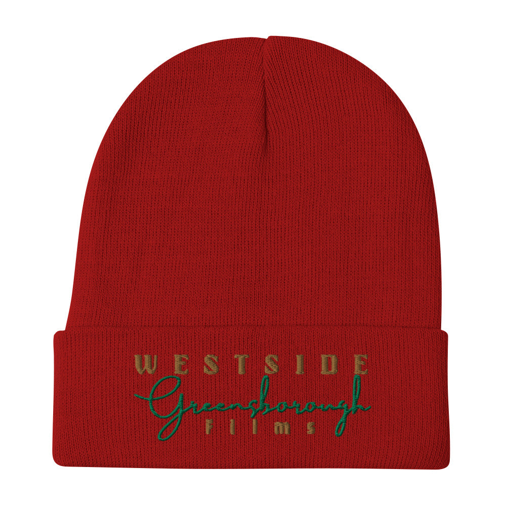 Westside Greeensborough Films Old Gold/Kelly Green Toboggan