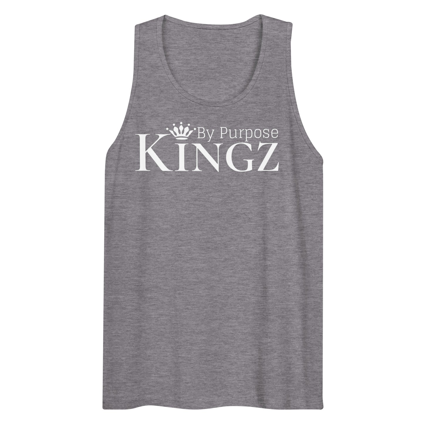 Kingz By Purpose White Premium Tank Top