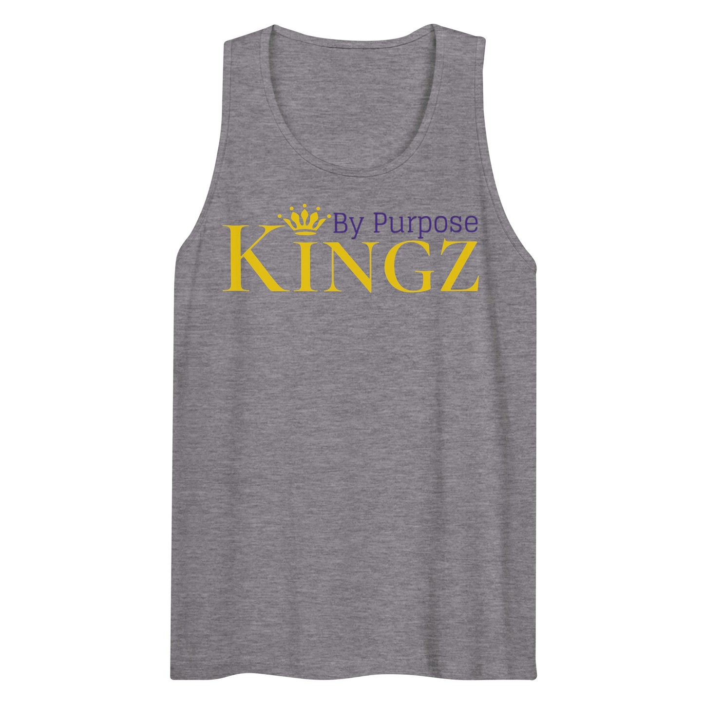 Kingz By Purpose Royal Combo (Gold/Purple/Gold) Premium Tank Top