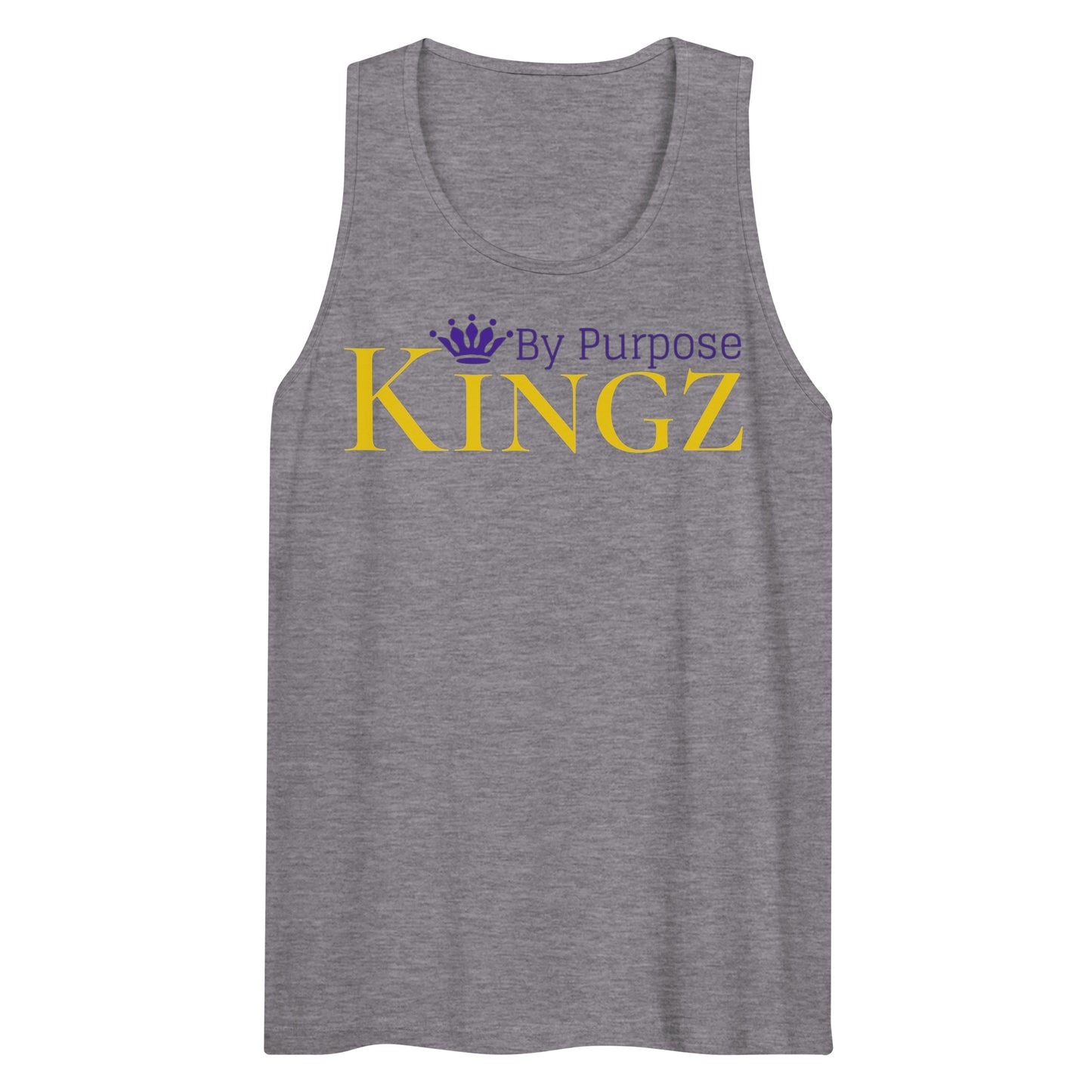 Kingz By Purpose Royal Combo (Gold/Purple/Purple) Premium Tank Top