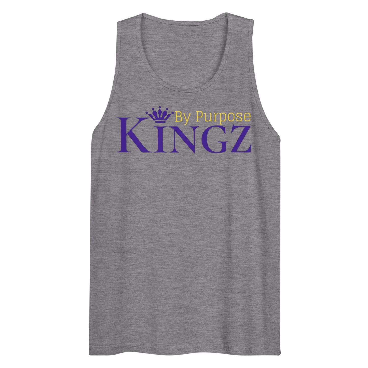Kingz By Purpose Royal Combo (Purple/Gold/Purple) Premium Tank Top