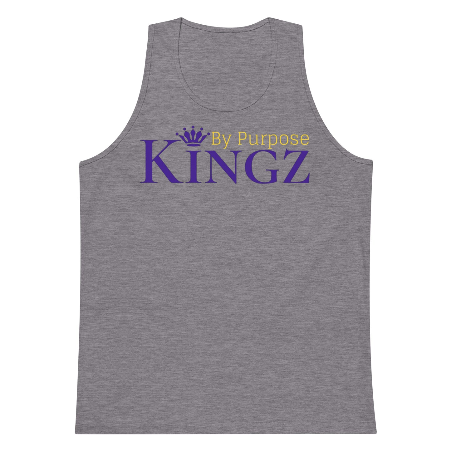 Kingz By Purpose Royal Combo (Purple/Gold/Purple) Premium Tank Top