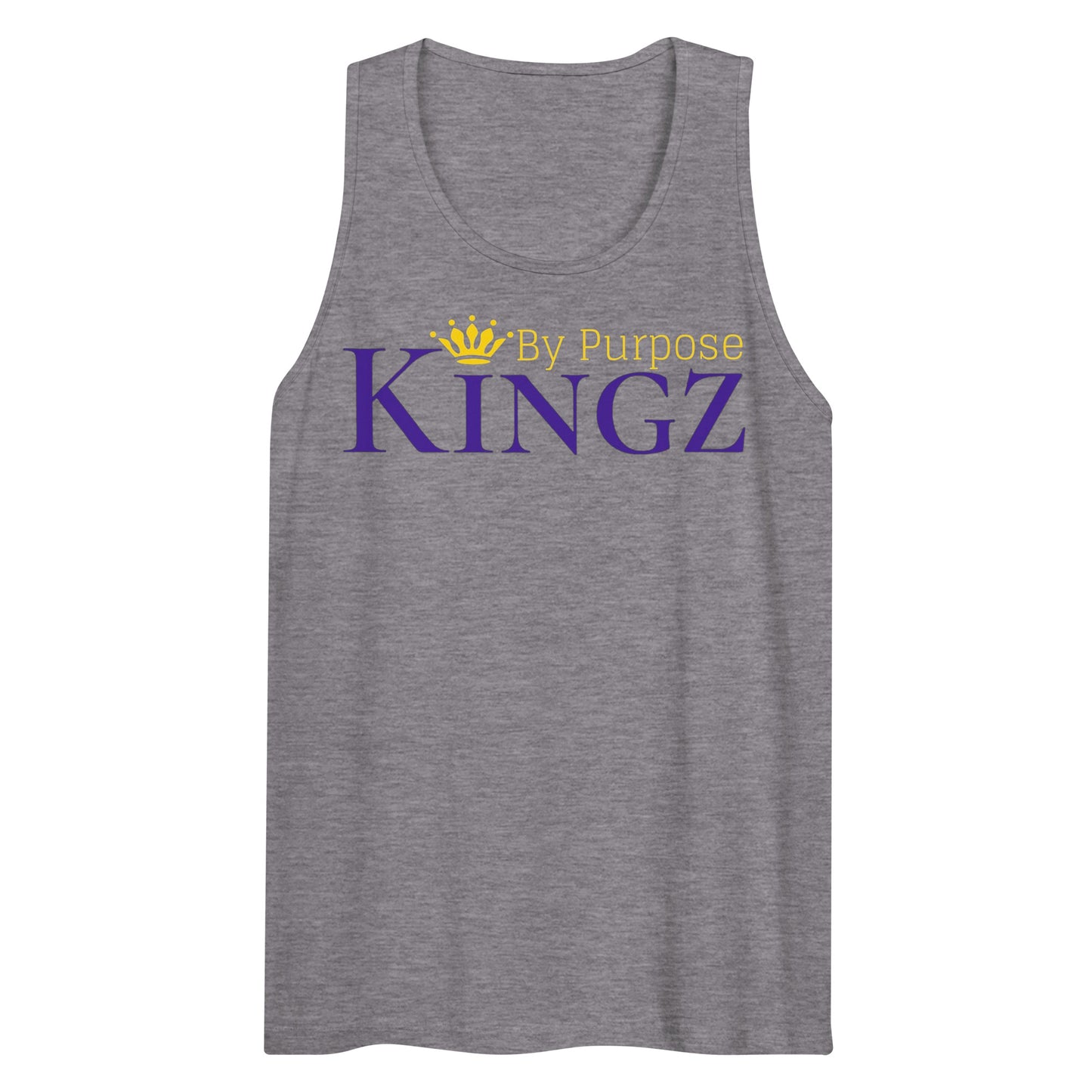 Kingz By Purpose Royal Combo (Lila/Gold/Gold) Premium Tank Top