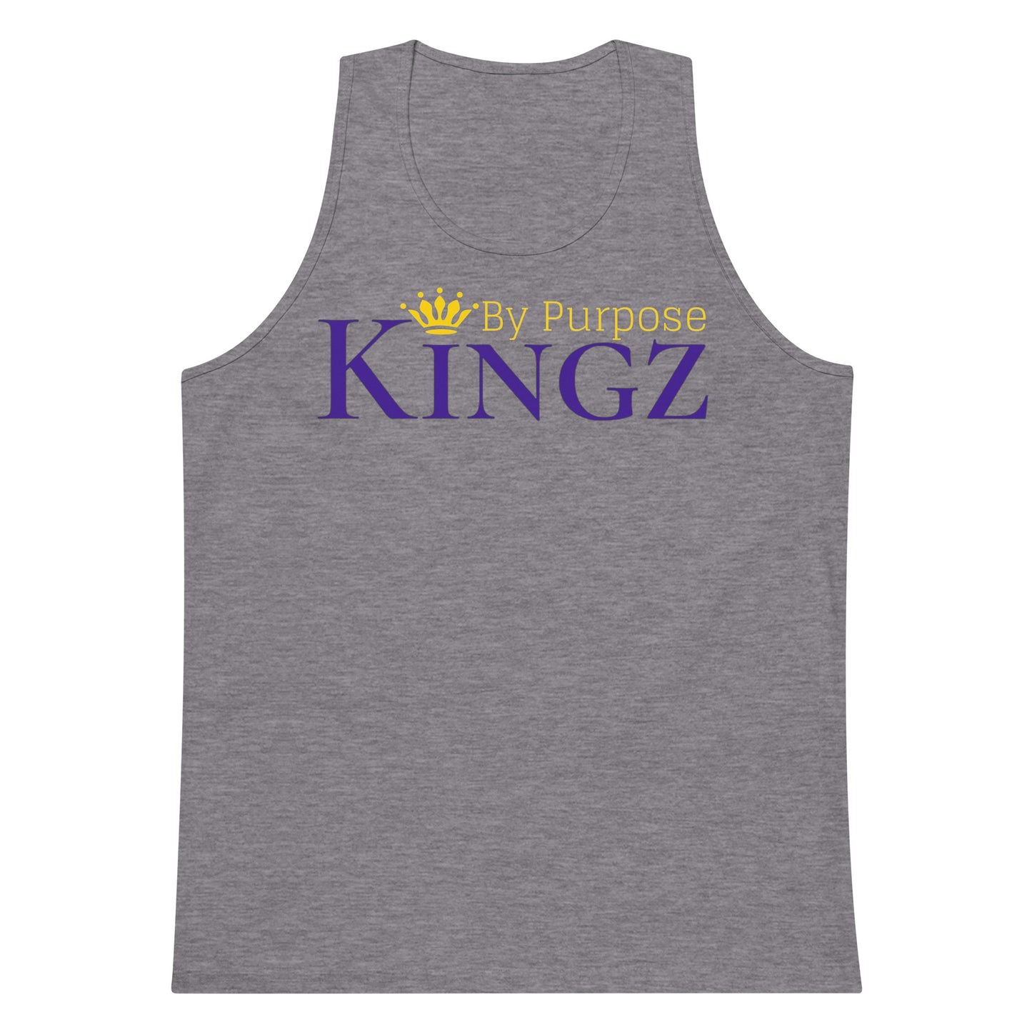 Kingz By Purpose Royal Combo (Lila/Gold/Gold) Premium Tank Top