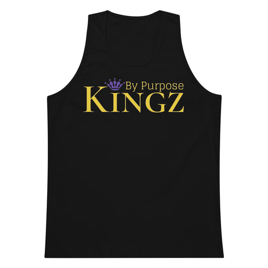 Kingz By Purpose Royal Combo (Gold/Gold/Purple) Premium Tank Top