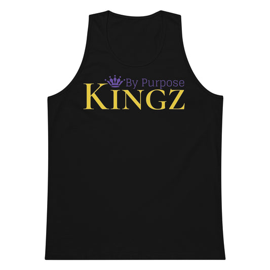 Kingz By Purpose Royal Combo (Gold/Purple/Purple) Premium Tank Top