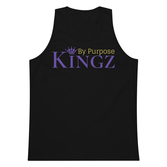 Kingz By Purpose Royal Combo (Purple/Gold/Purple) Premium Tank Top
