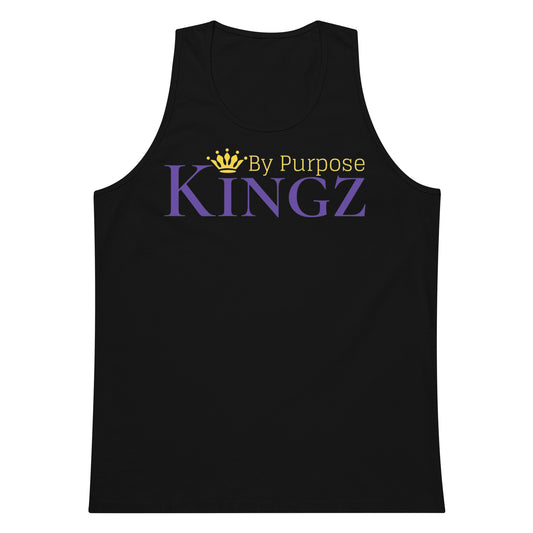 Kingz By Purpose Royal Combo (Purple/Gold/Gold) Premium Tank Top