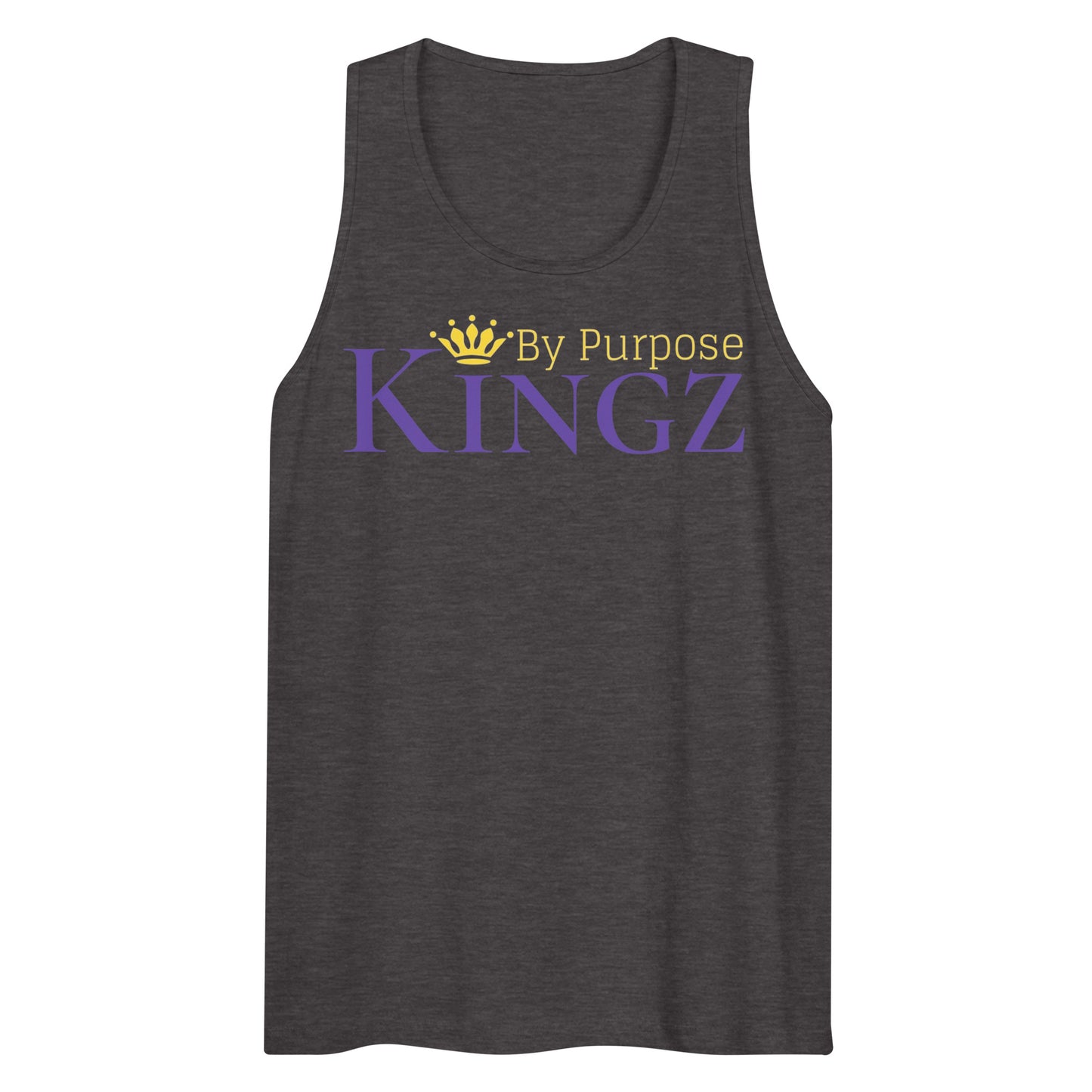 Kingz By Purpose Royal Combo (Lila/Gold/Gold) Premium Tank Top