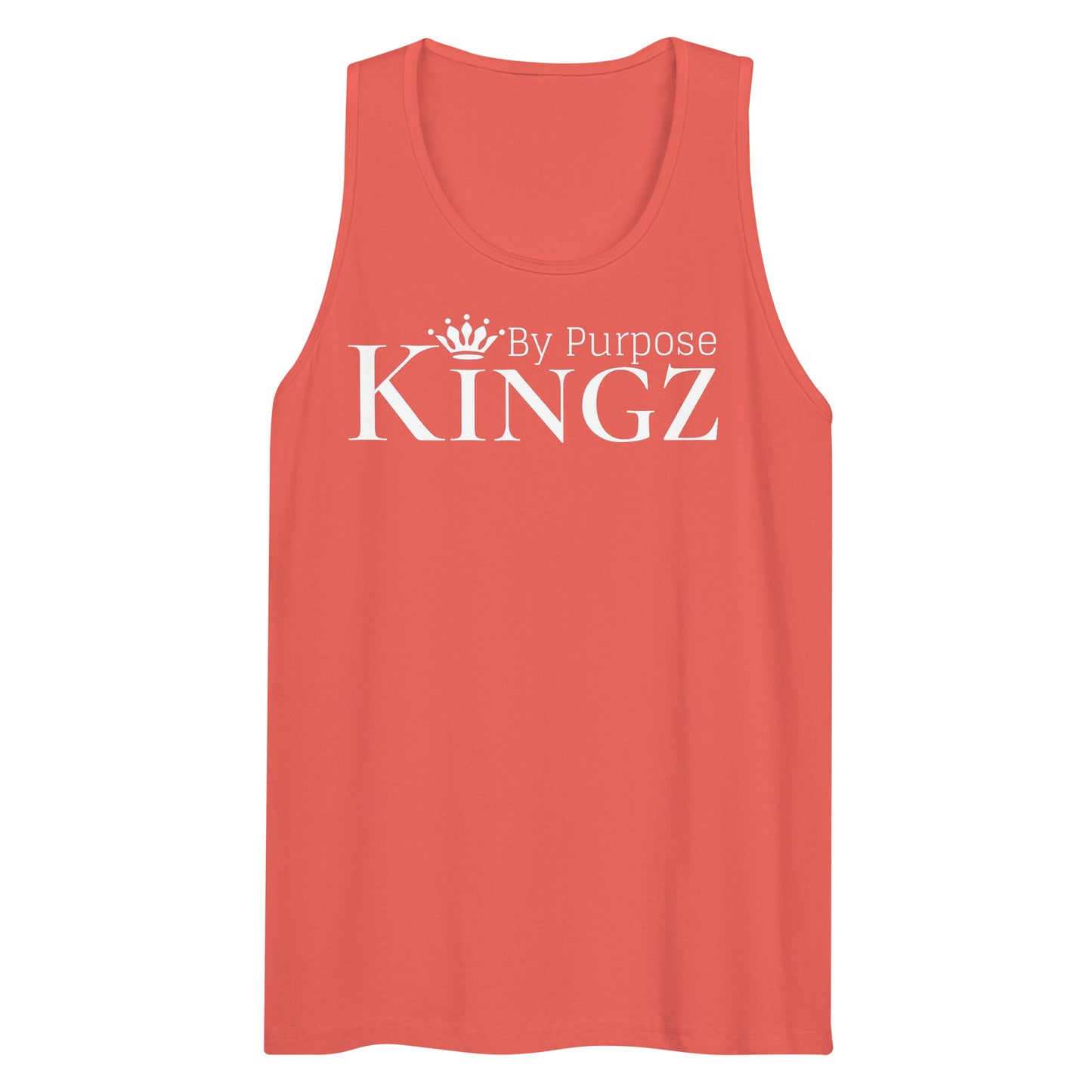 Kingz By Purpose White Premium Tank Top