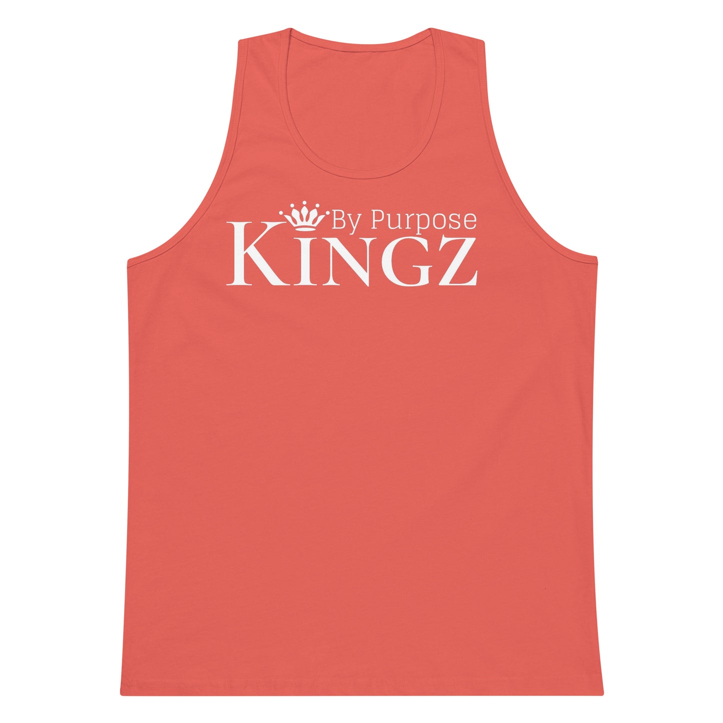 Kingz By Purpose White Premium Tank Top