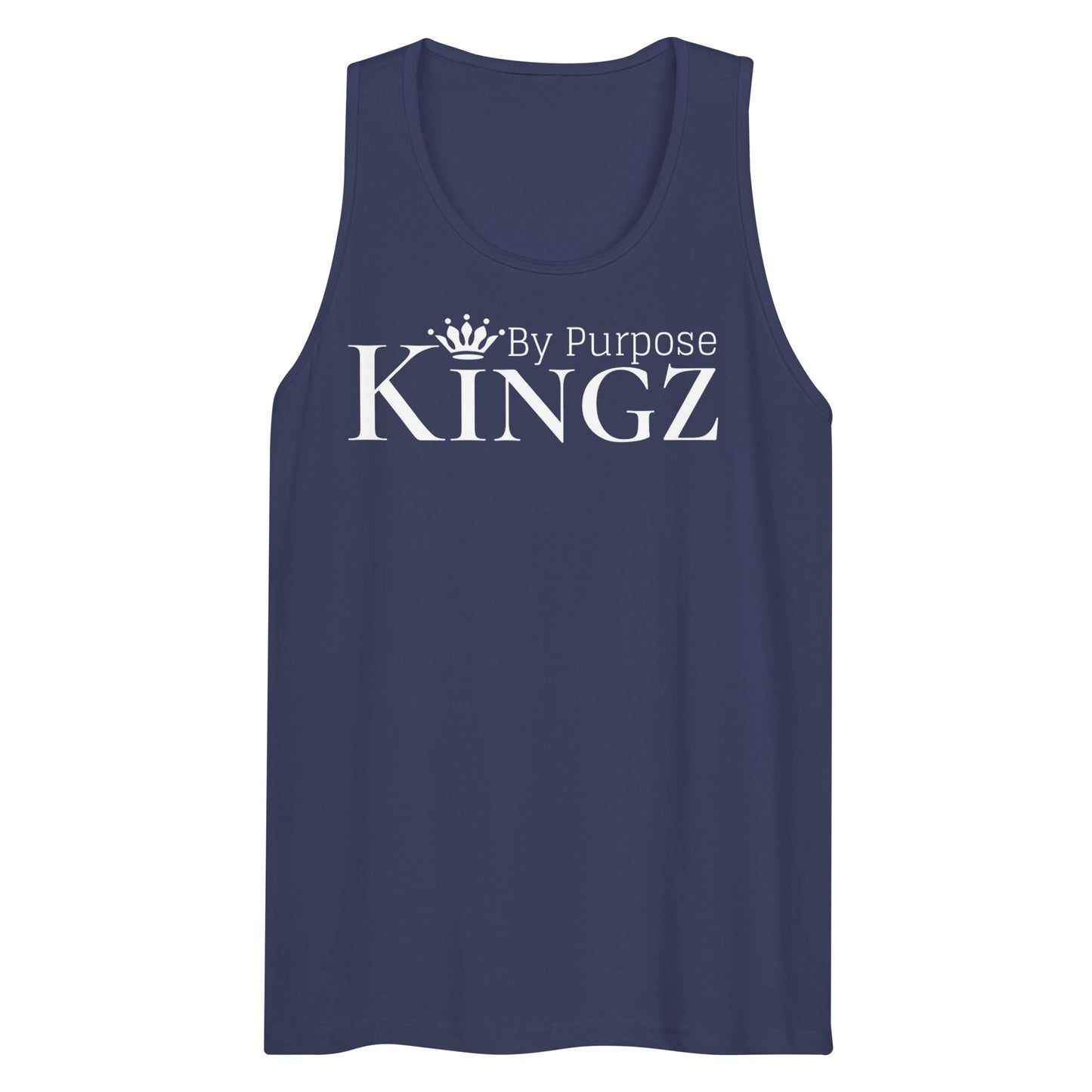 Kingz By Purpose White Premium Tank Top