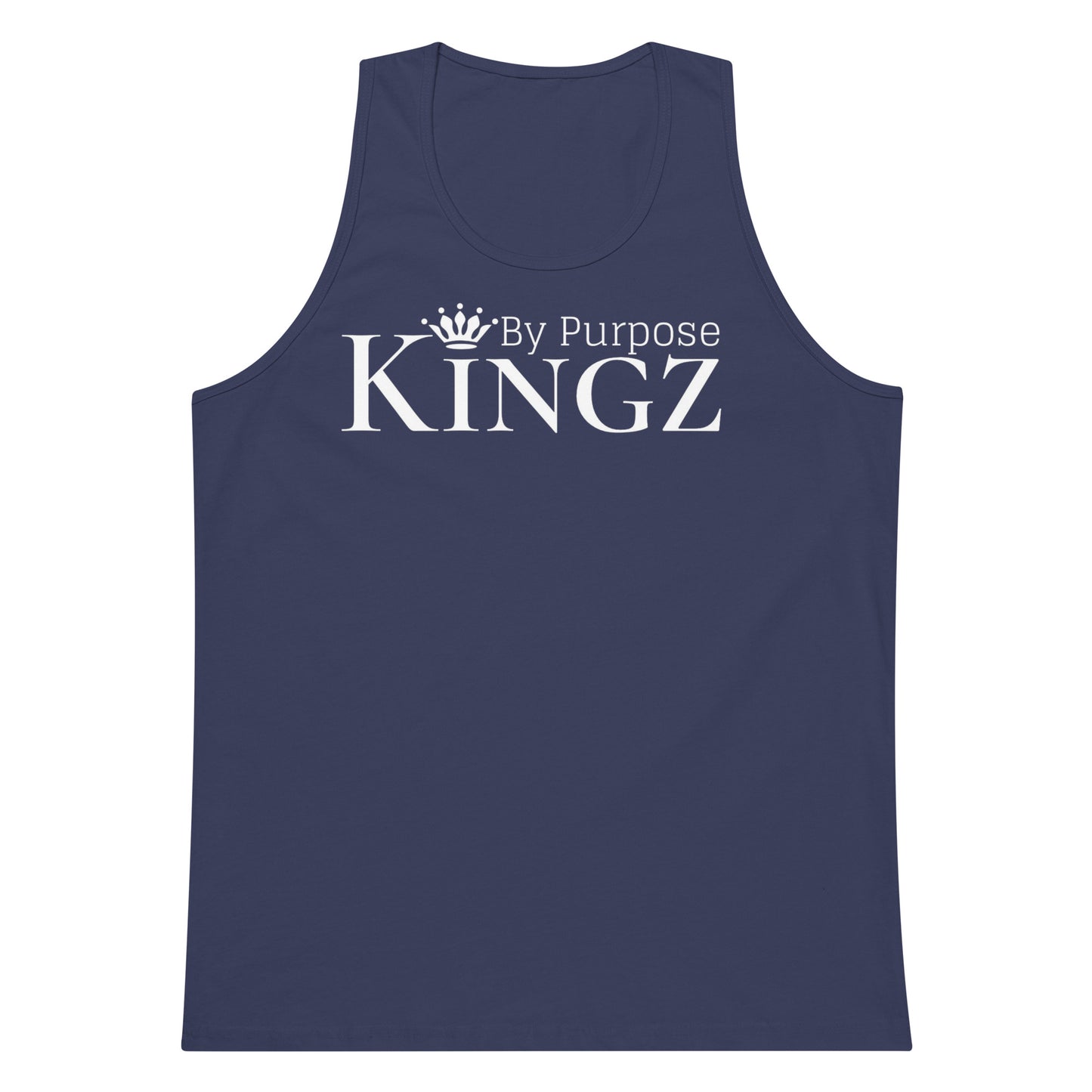 Kingz By Purpose White Premium Tank Top