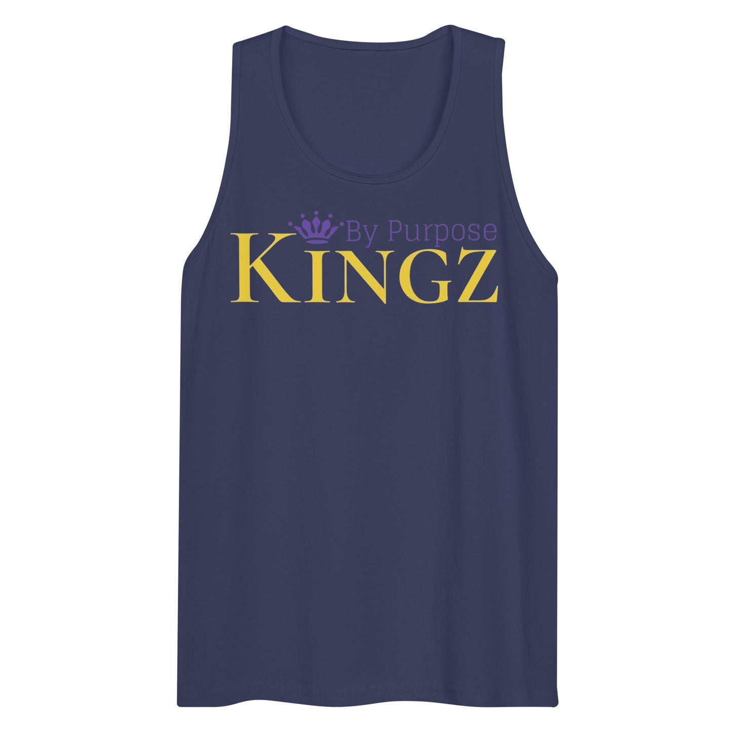 Kingz By Purpose Royal Combo (Gold/Purple/Purple) Premium Tank Top