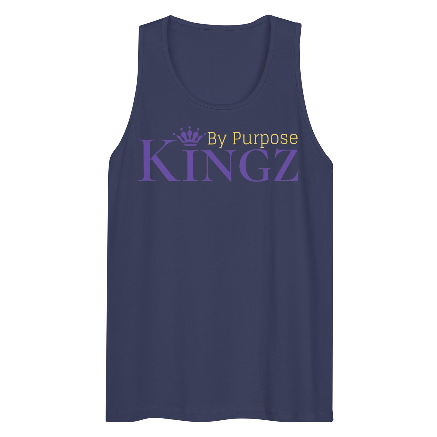 Kingz By Purpose Royal Combo (Purple/Gold/Purple) Premium Tank Top