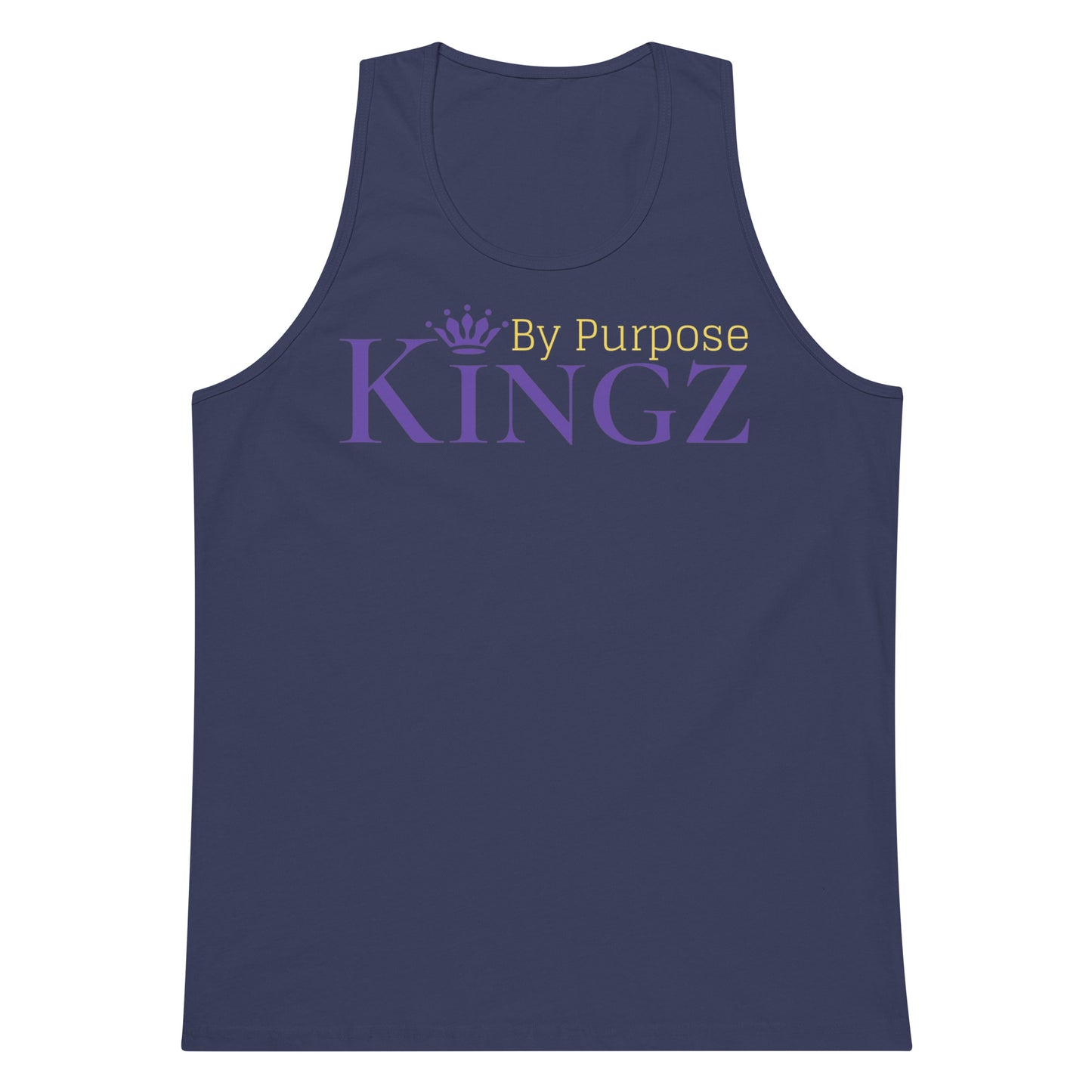 Kingz By Purpose Royal Combo (Purple/Gold/Purple) Premium Tank Top
