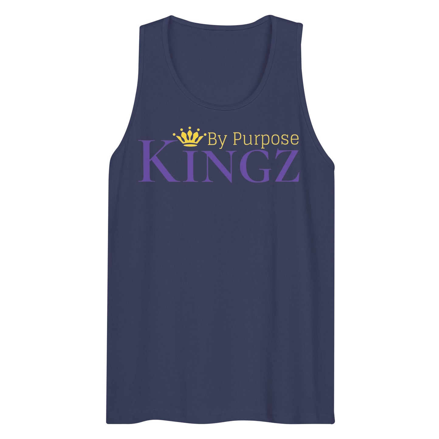 Kingz By Purpose Royal Combo (Lila/Gold/Gold) Premium Tank Top