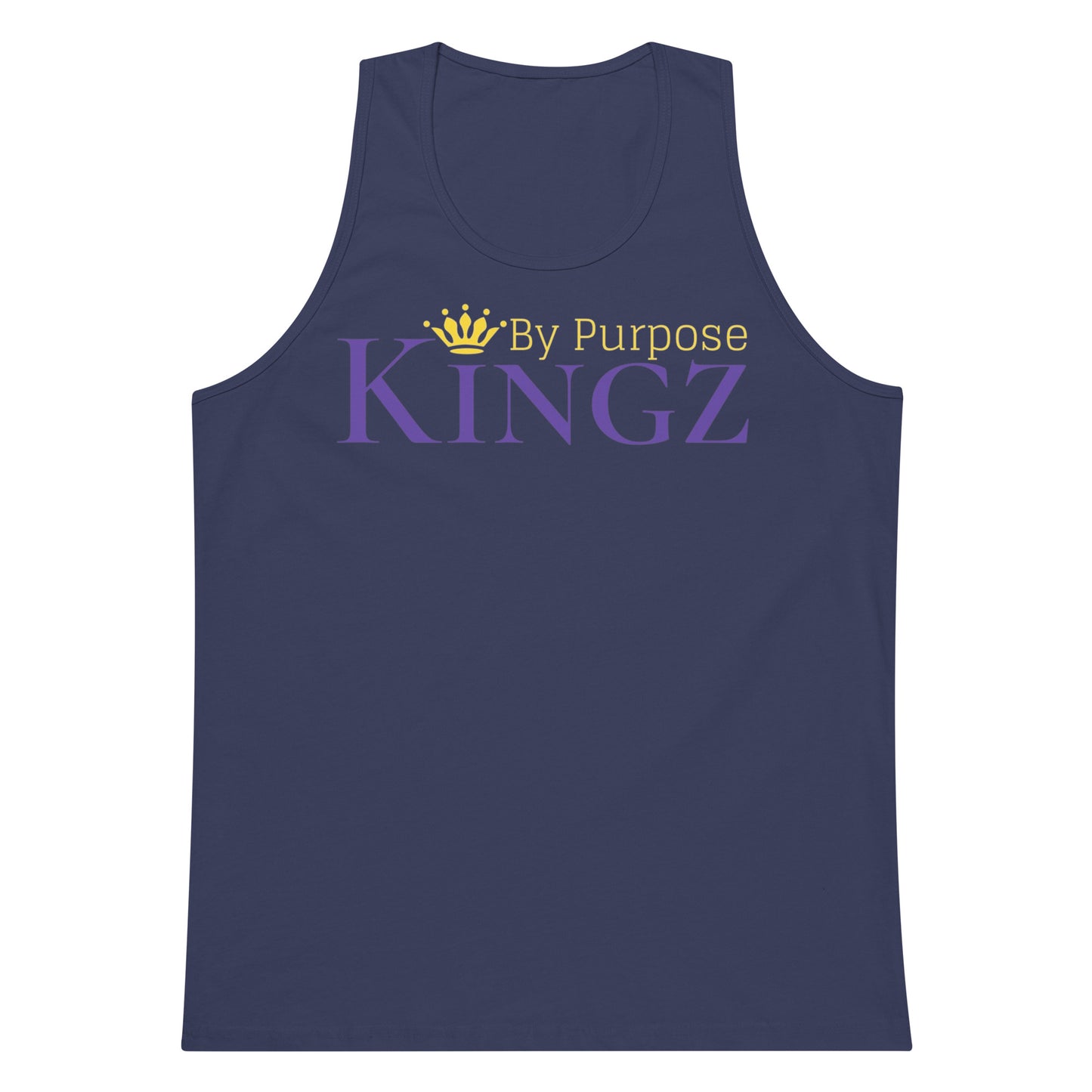 Kingz By Purpose Royal Combo (Lila/Gold/Gold) Premium Tank Top