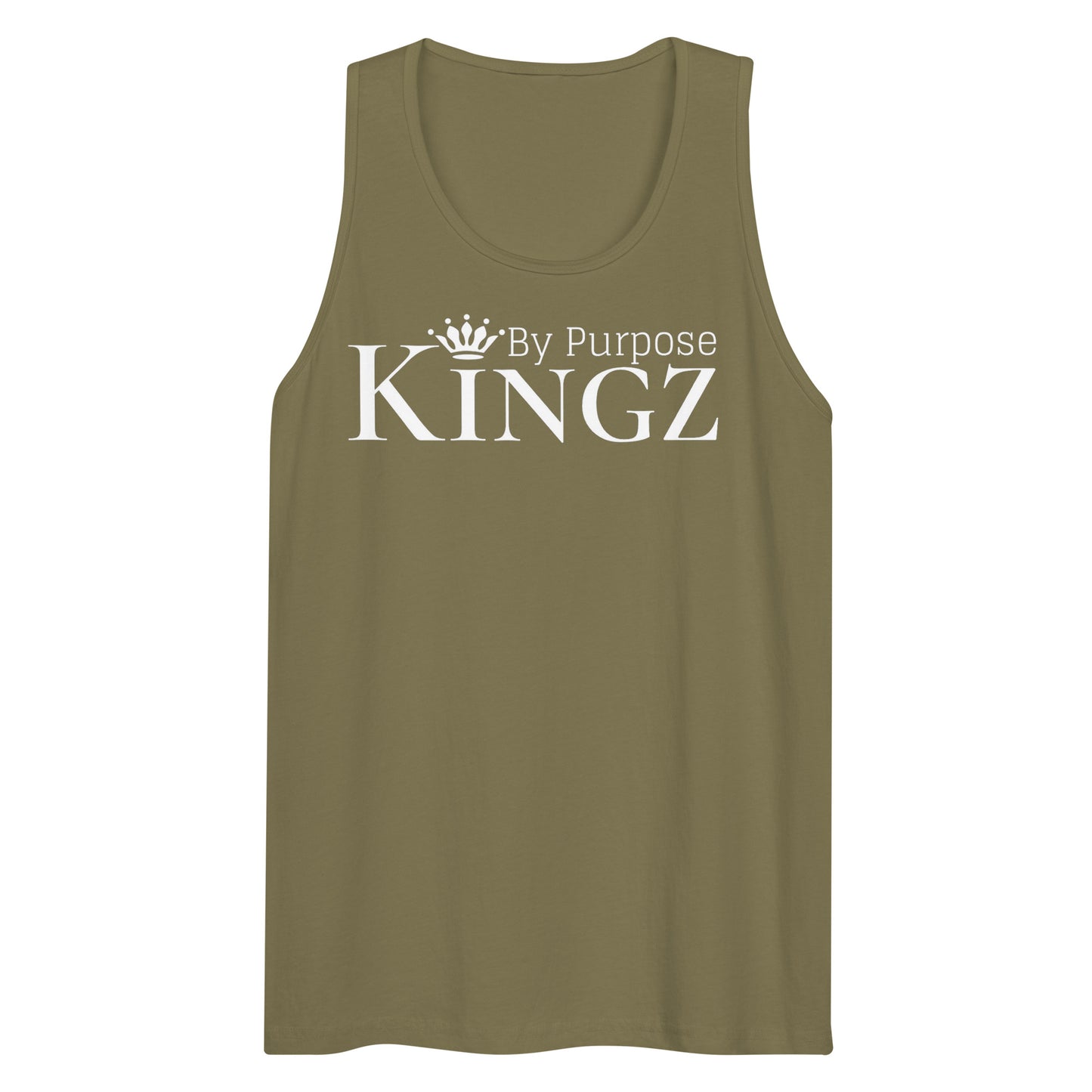 Kingz By Purpose White Premium Tank Top