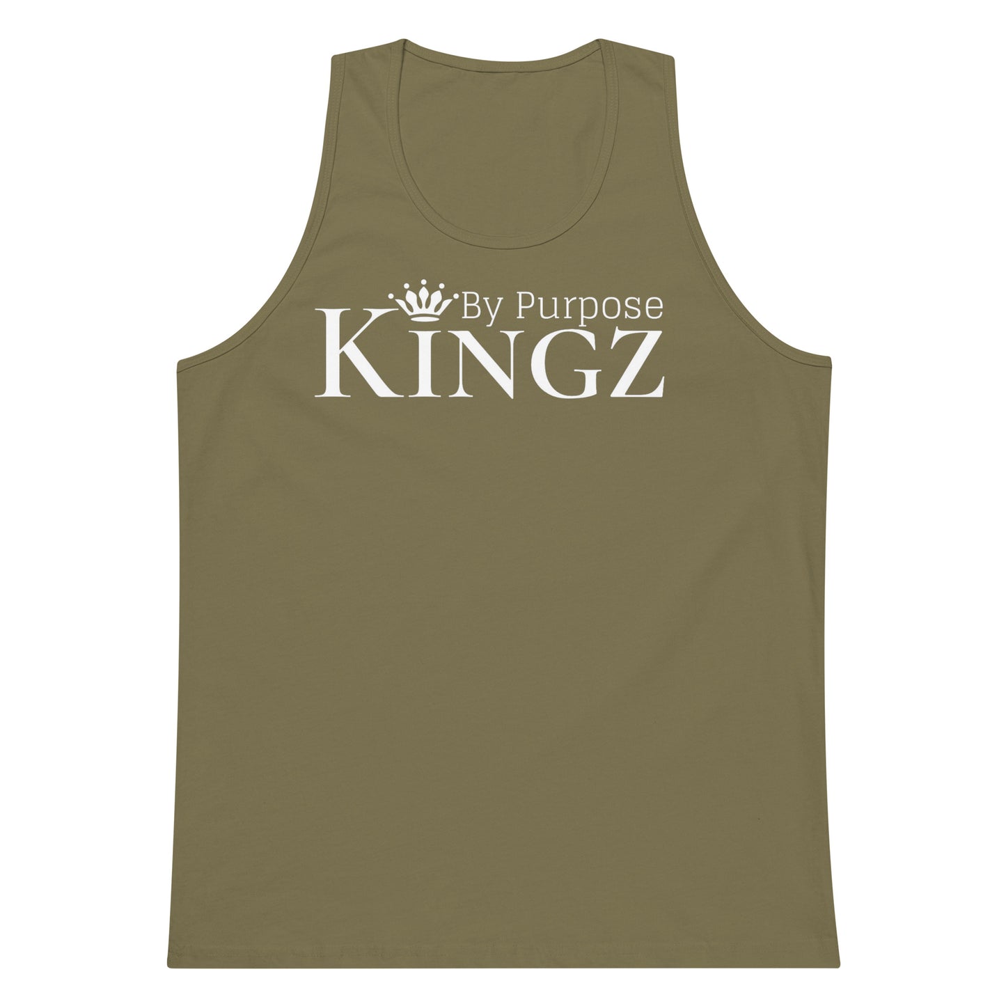 Kingz By Purpose White Premium Tank Top