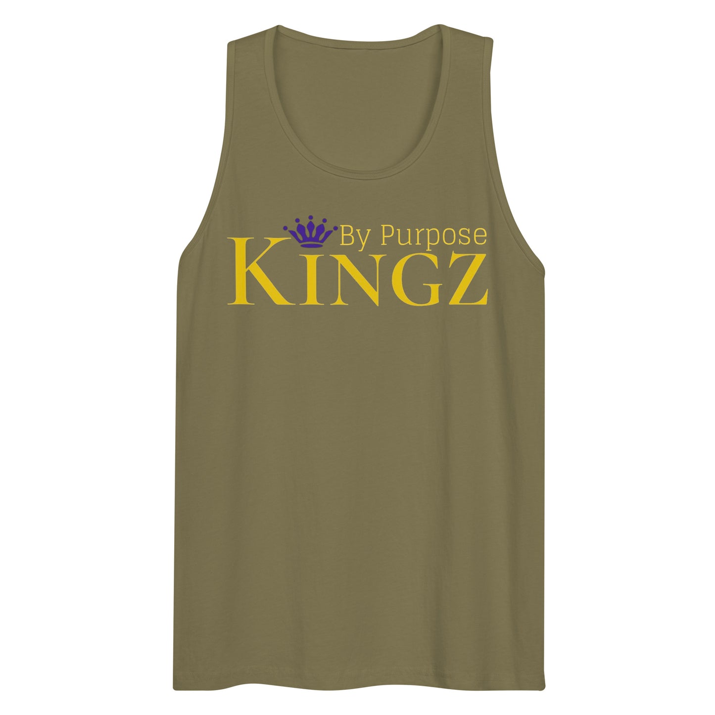 Kingz By Purpose Royal Combo (Gold/Gold/Purple) Premium Tank Top