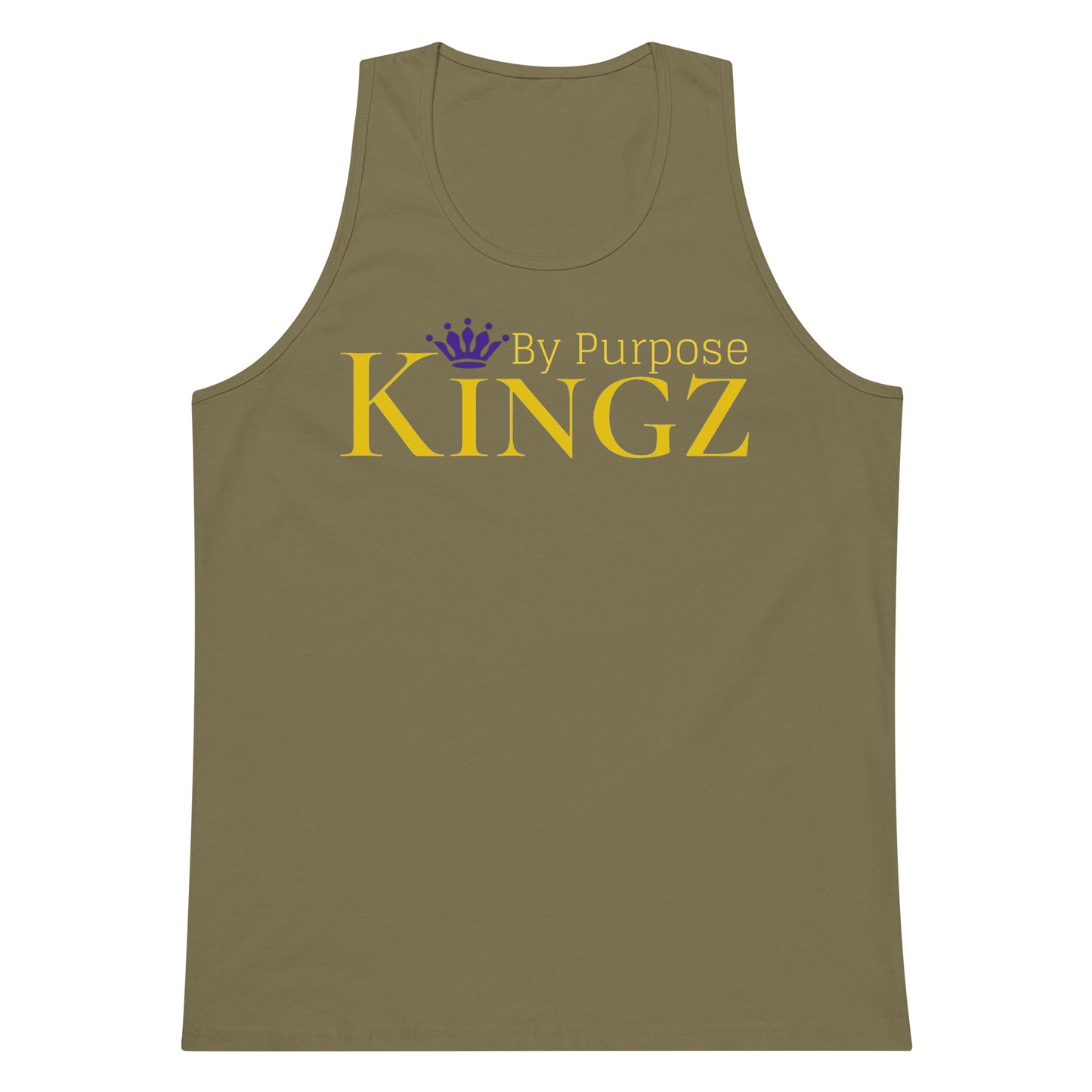 Kingz By Purpose Royal Combo (Gold/Gold/Purple) Premium Tank Top