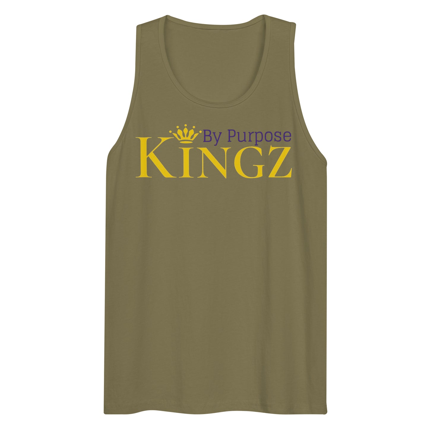 Kingz By Purpose Royal Combo (Gold/Purple/Gold) Premium Tank Top