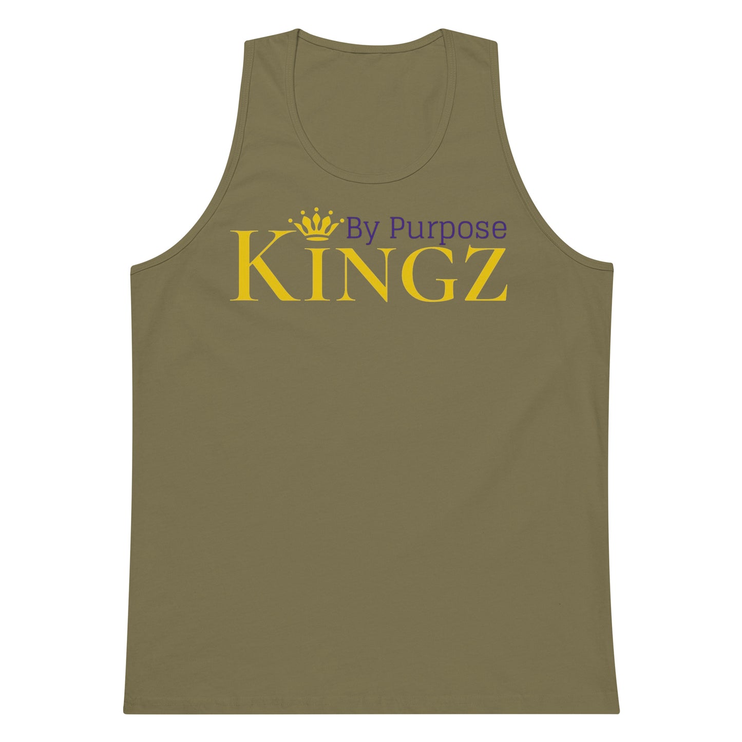 Kingz By Purpose Royal Combo (Gold/Purple/Gold) Premium Tank Top