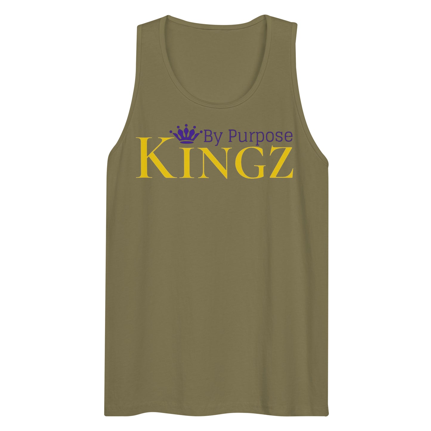 Kingz By Purpose Royal Combo (Gold/Purple/Purple) Premium Tank Top