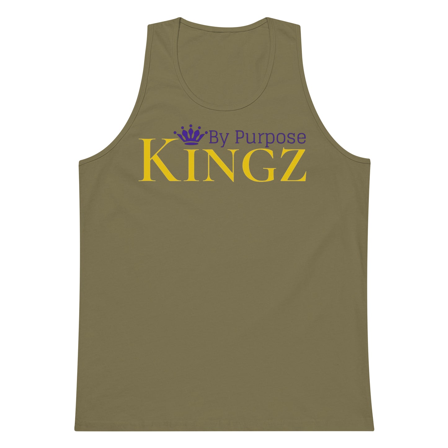 Kingz By Purpose Royal Combo (Gold/Purple/Purple) Premium Tank Top