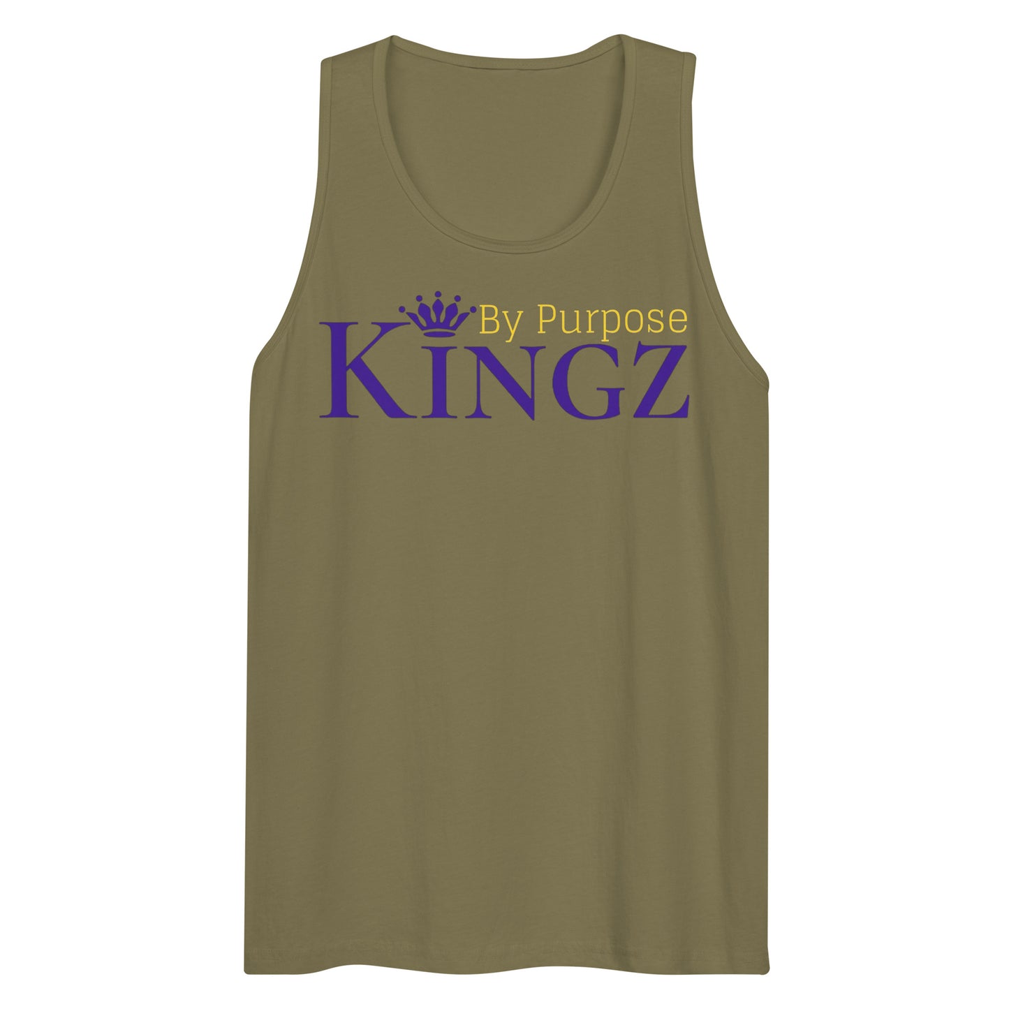 Kingz By Purpose Royal Combo (Purple/Gold/Purple) Premium Tank Top