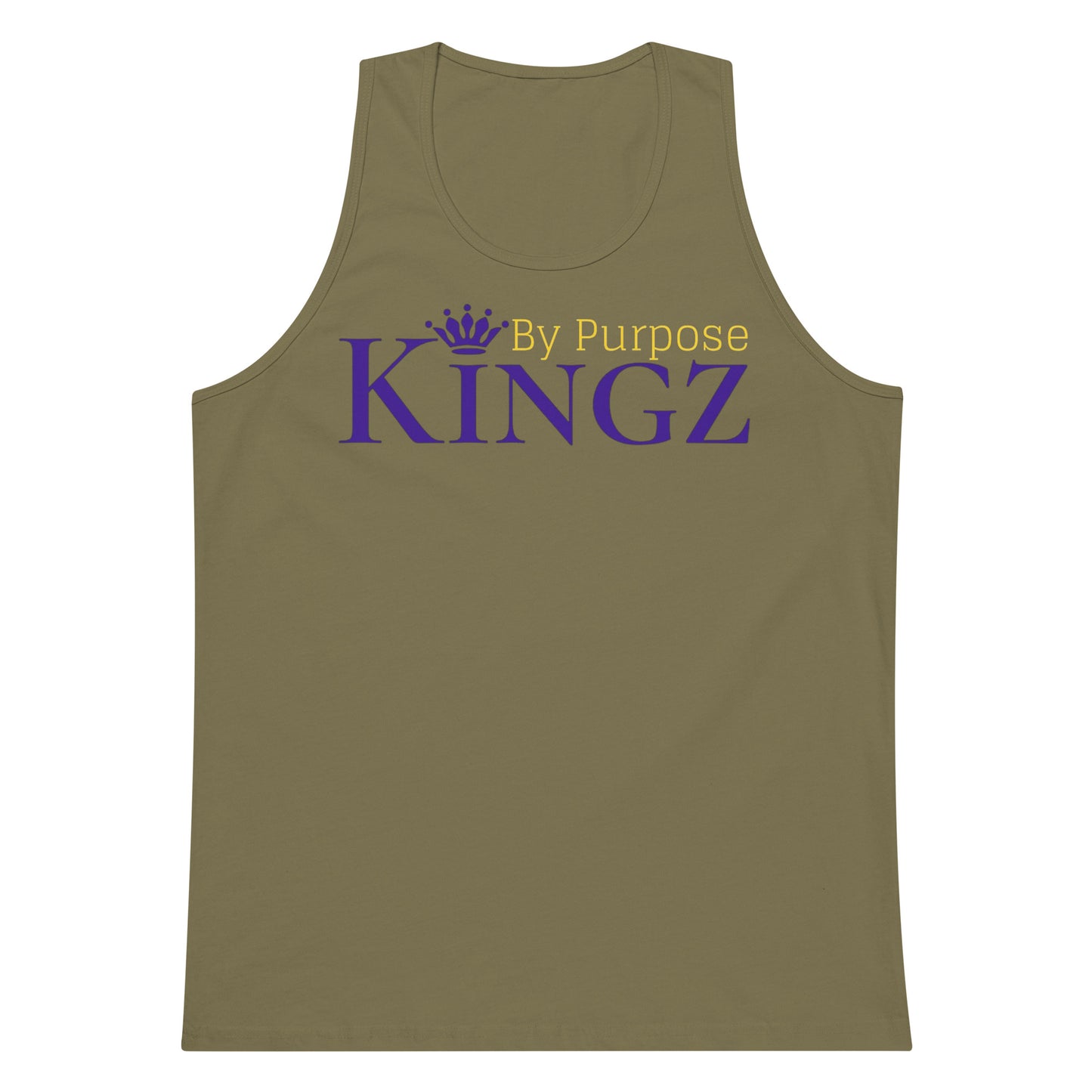 Kingz By Purpose Royal Combo (Purple/Gold/Purple) Premium Tank Top