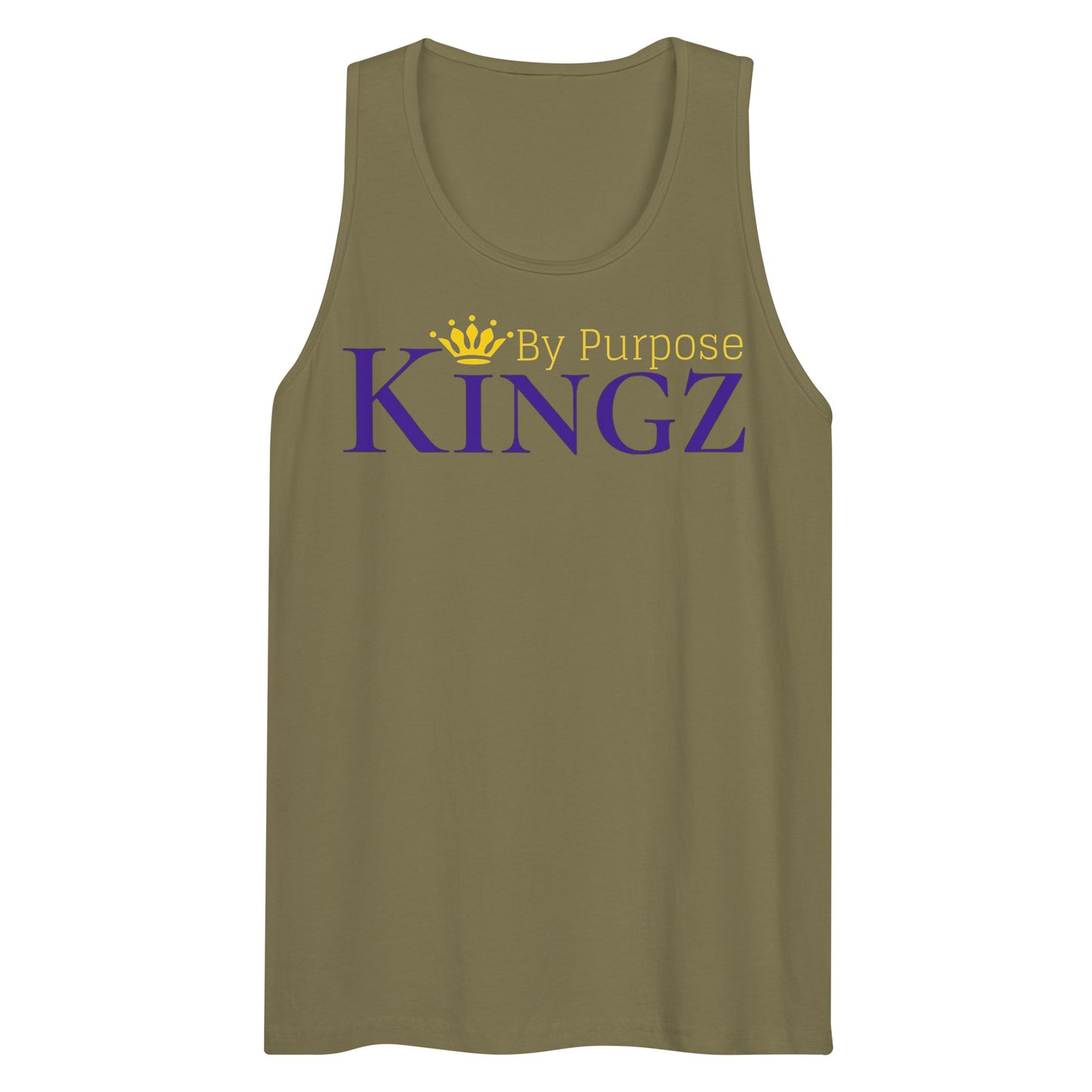 Kingz By Purpose Royal Combo (Lila/Gold/Gold) Premium Tank Top