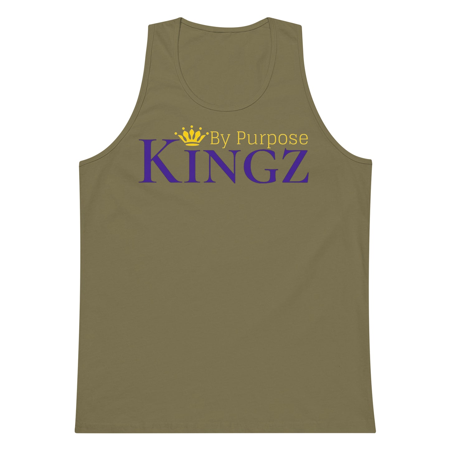 Kingz By Purpose Royal Combo (Lila/Gold/Gold) Premium Tank Top