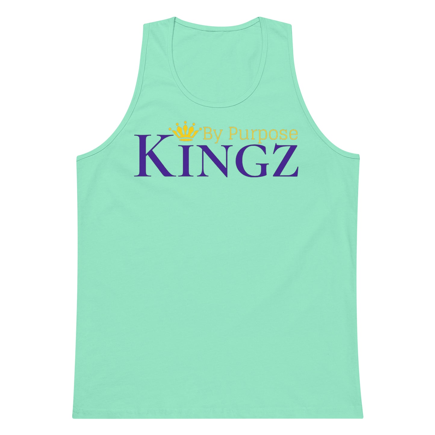 Kingz By Purpose Royal Combo (Lila/Gold/Gold) Premium Tank Top