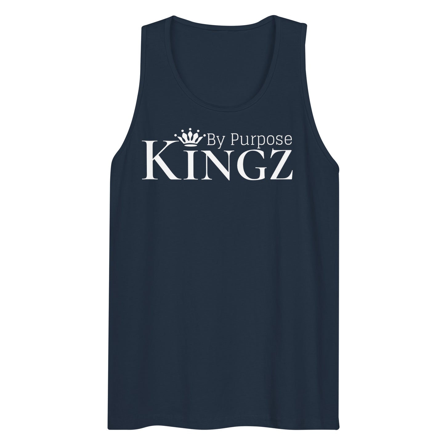 Kingz By Purpose White Premium Tank Top