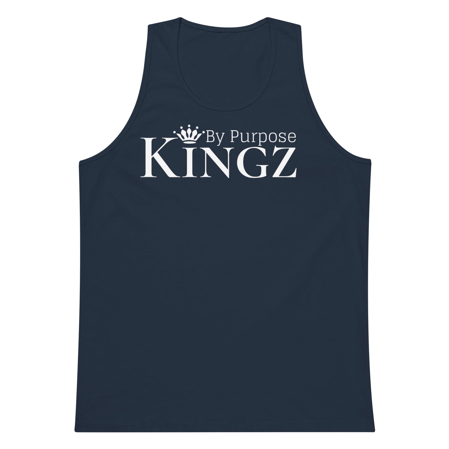 Kingz By Purpose White Premium Tank Top