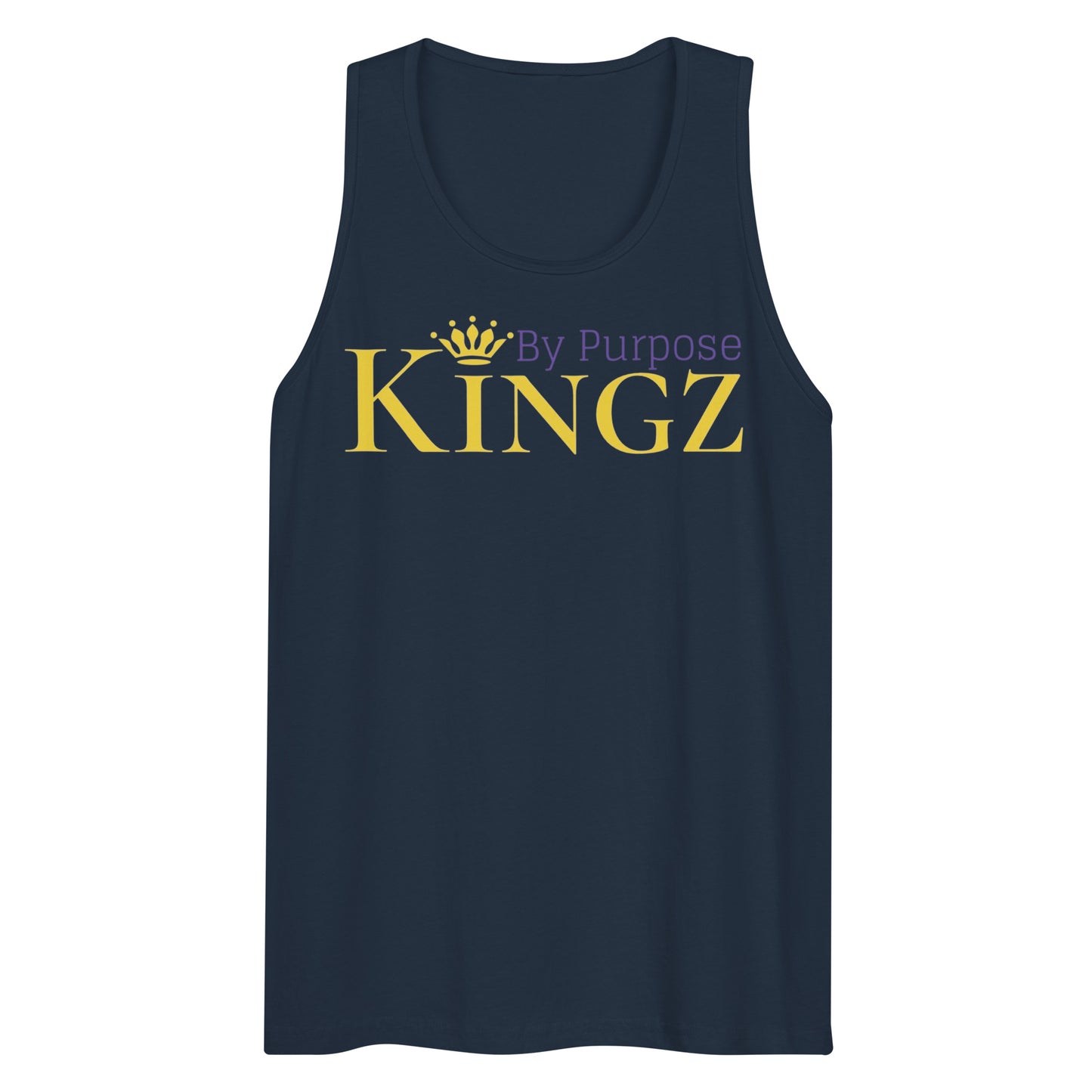 Kingz By Purpose Royal Combo (Gold/Purple/Gold) Premium Tank Top