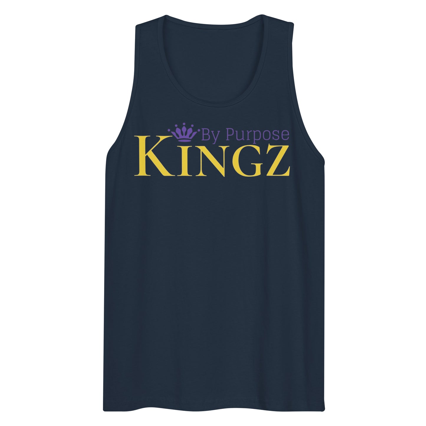 Kingz By Purpose Royal Combo (Gold/Purple/Purple) Premium Tank Top