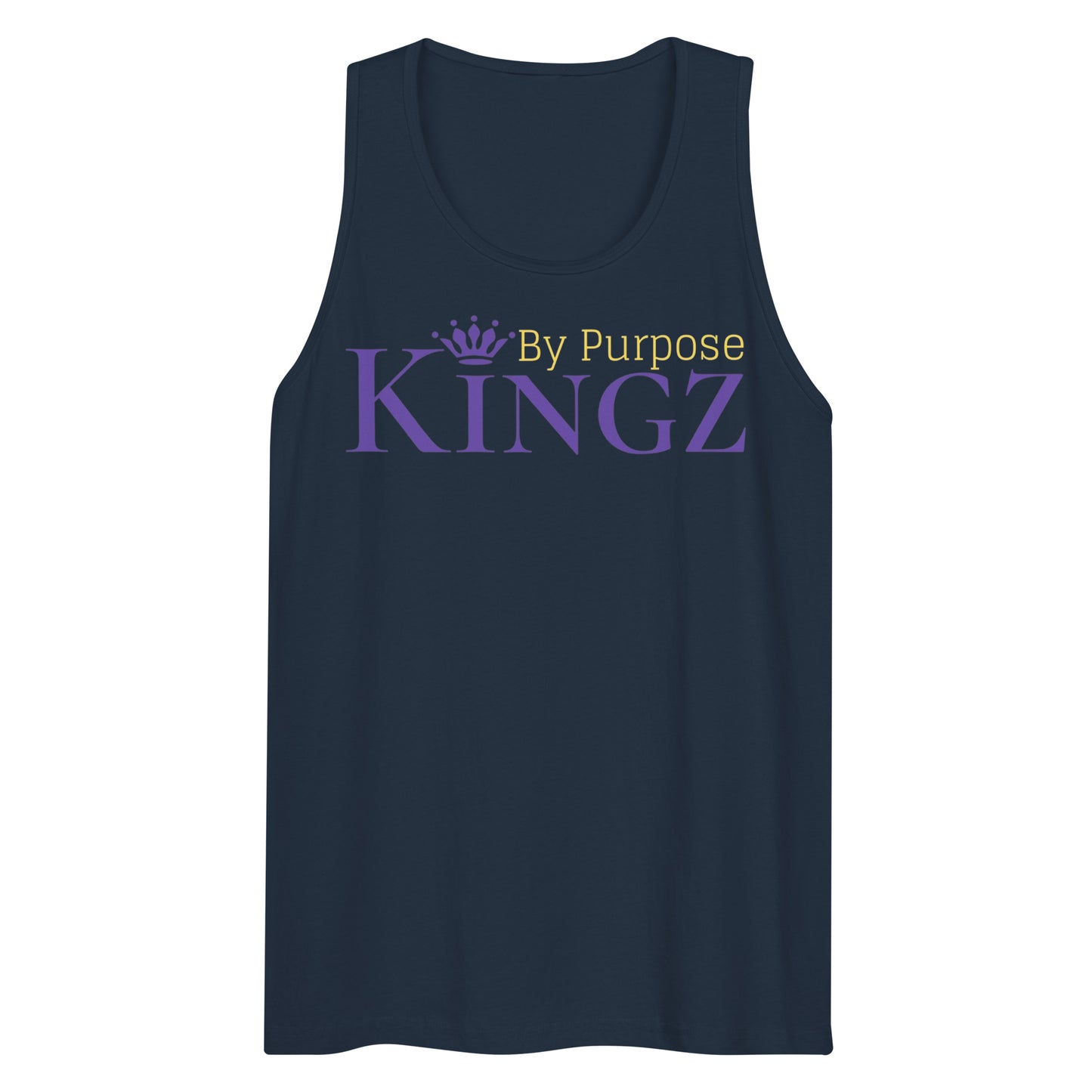 Kingz By Purpose Royal Combo (Purple/Gold/Purple) Premium Tank Top
