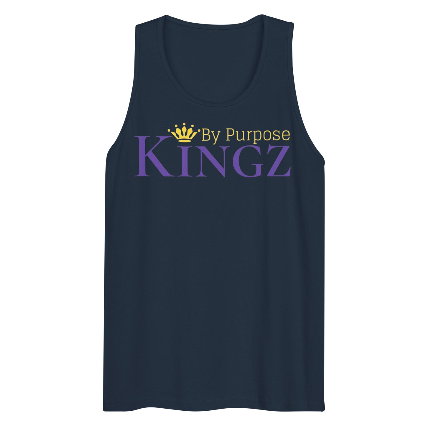 Kingz By Purpose Royal Combo (Lila/Gold/Gold) Premium Tank Top