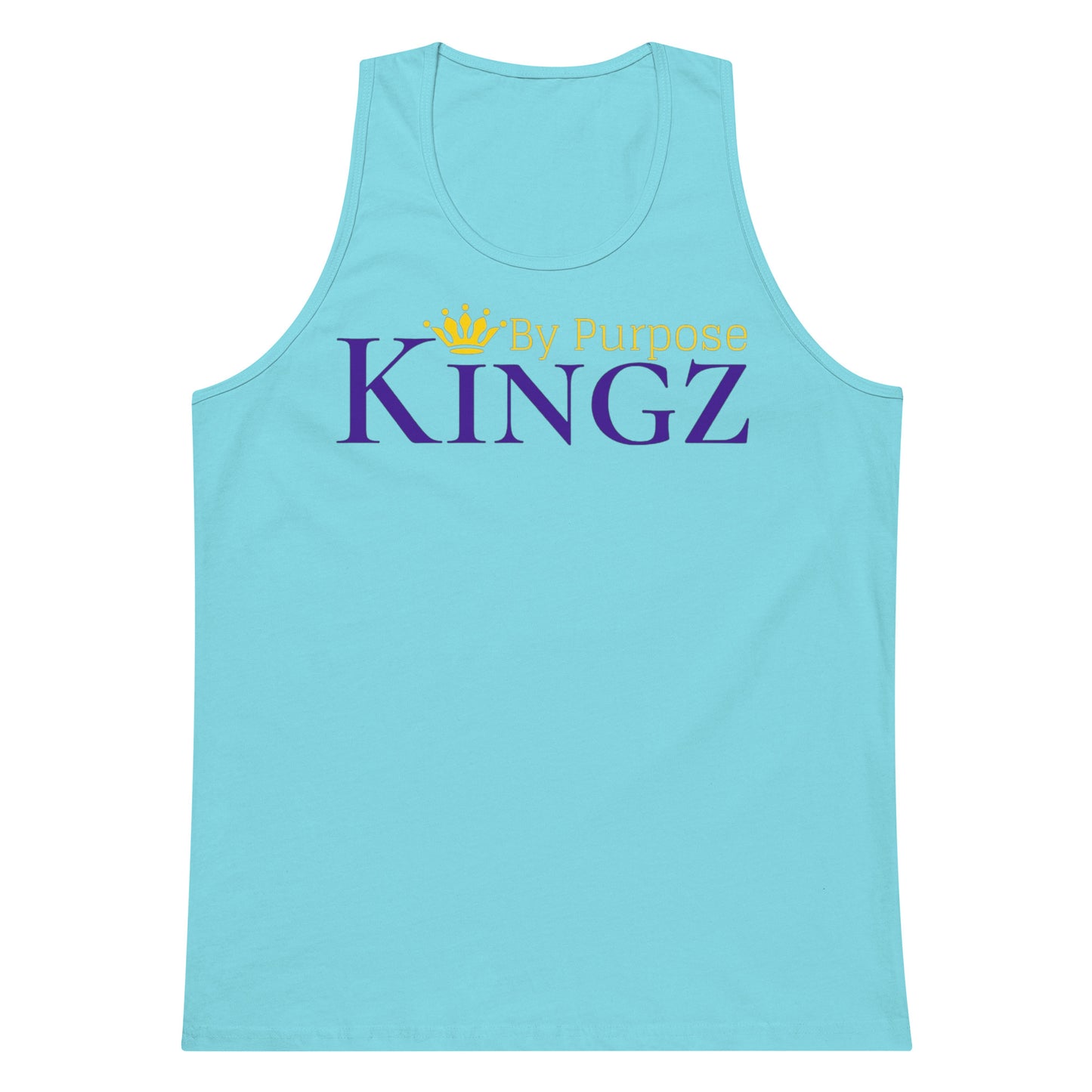 Kingz By Purpose Royal Combo (Lila/Gold/Gold) Premium Tank Top