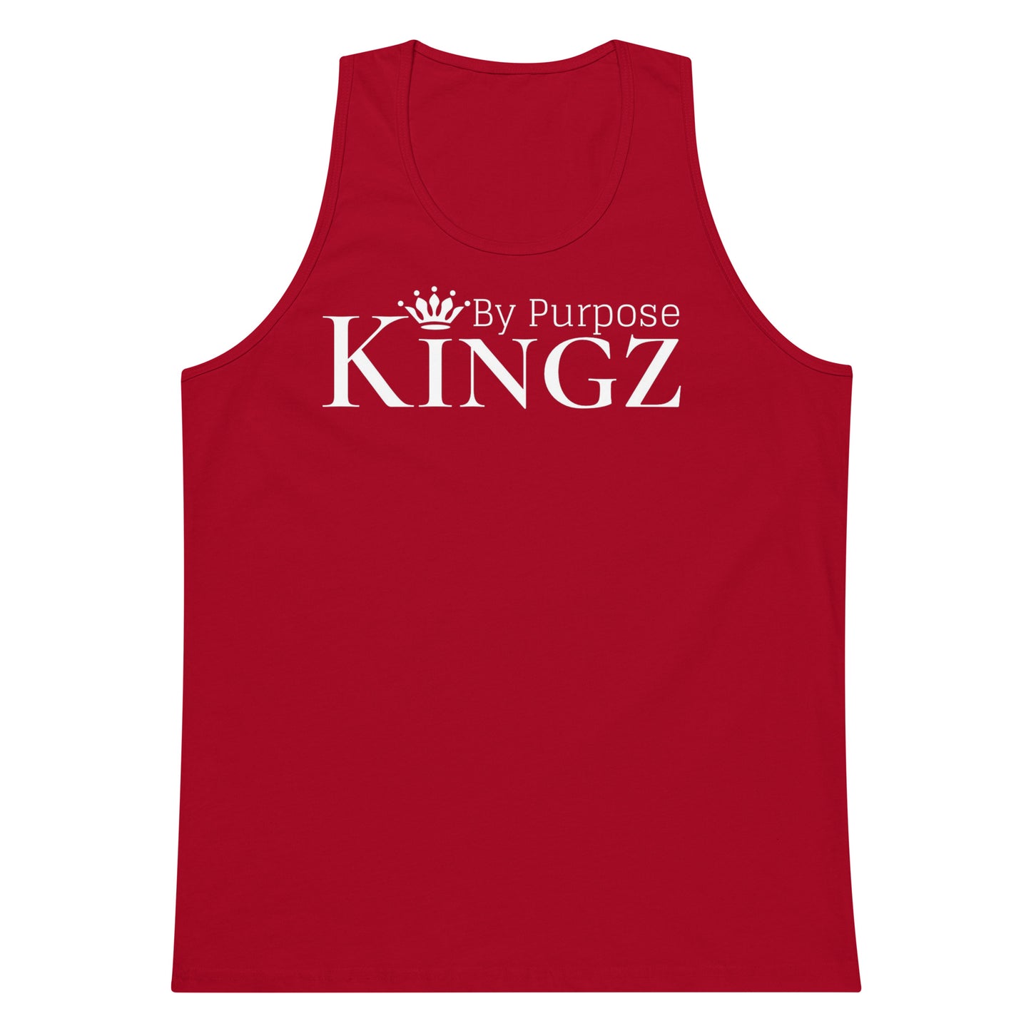 Kingz By Purpose White Premium Tank Top