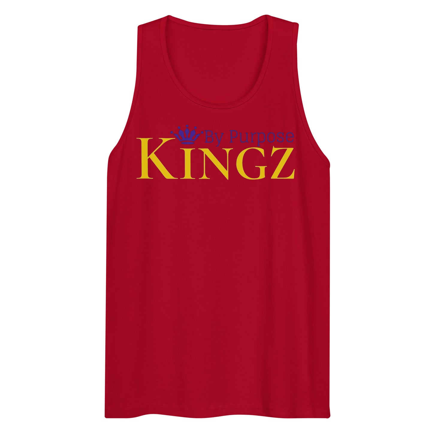 Kingz By Purpose Royal Combo (Gold/Purple/Purple) Premium Tank Top